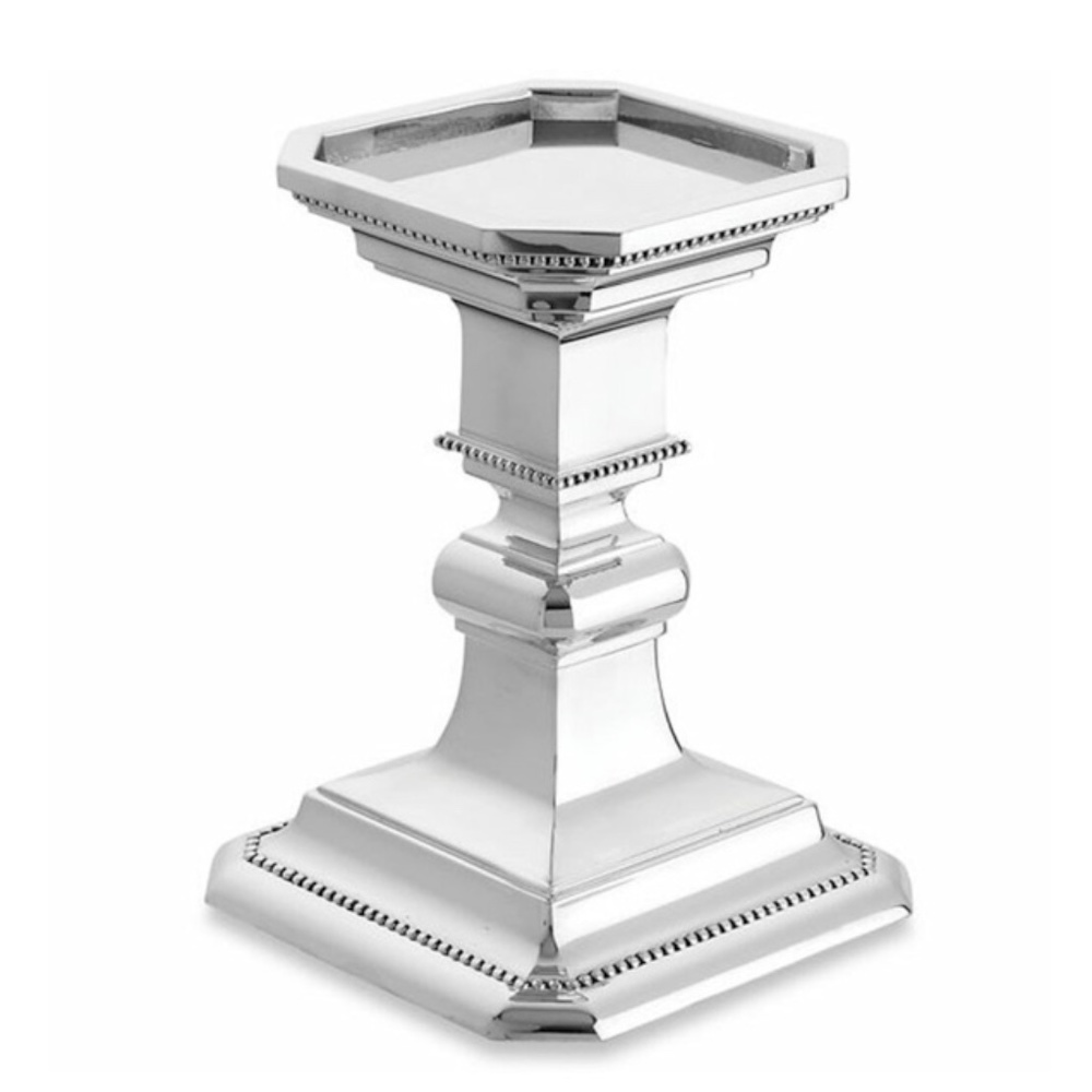 Reed & Barton Heritage Banded Bead Candle Holder